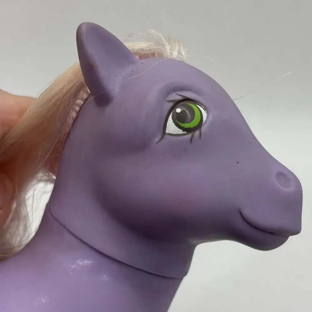 My Little Pony MLP G1 Romper Happy Tails 1984 Hasbro Working Squeezer Tail